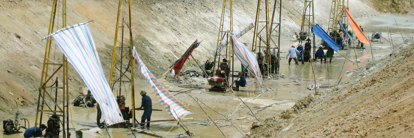 Thi Công khoan phụt chống thấm Hồ chứa nước Hoa Sơn