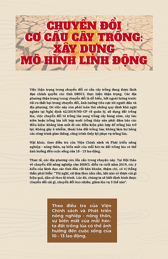 Đồng bằng Sông Cửu Long mùa đỏ trời, trắng đất