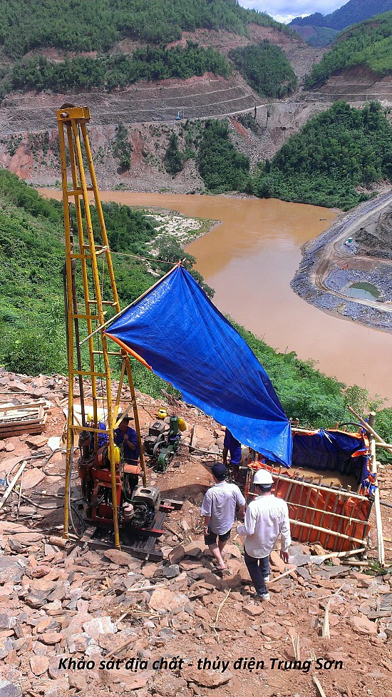 Một số kinh nghiệm rút ra từ công tác  khảo sát địa chất công trình cho mục đích xây dựng và công tác khoan phụt chống thấm cho các công trình thuỷ lợi