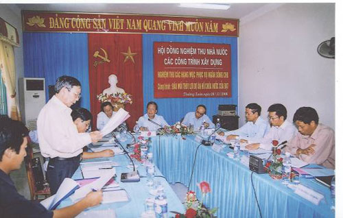 Ứng dụng kỹ thuật khoan phụt trong các công trình đê, đập