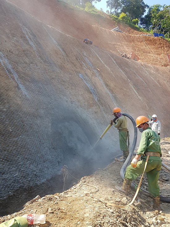 Cập nhật thi công khoan phụt công trình thủy điện Sông Nhiệm 3 - tỉnh Hà Giang - tháng 9/2021