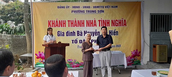 Công ty CP Tư vấn Khảo sát và XD số 2 (ICC2) chung tay xây dựng nhà tình nghĩa cho hộ nghèo tại tổ 3, P. Trung Sơn, TP. Tam Điệp.