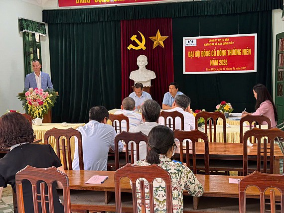 Đại hội đồng cổ đông thường niên năm 2025 – Chung sức vì một chặng đường phát triển mới.